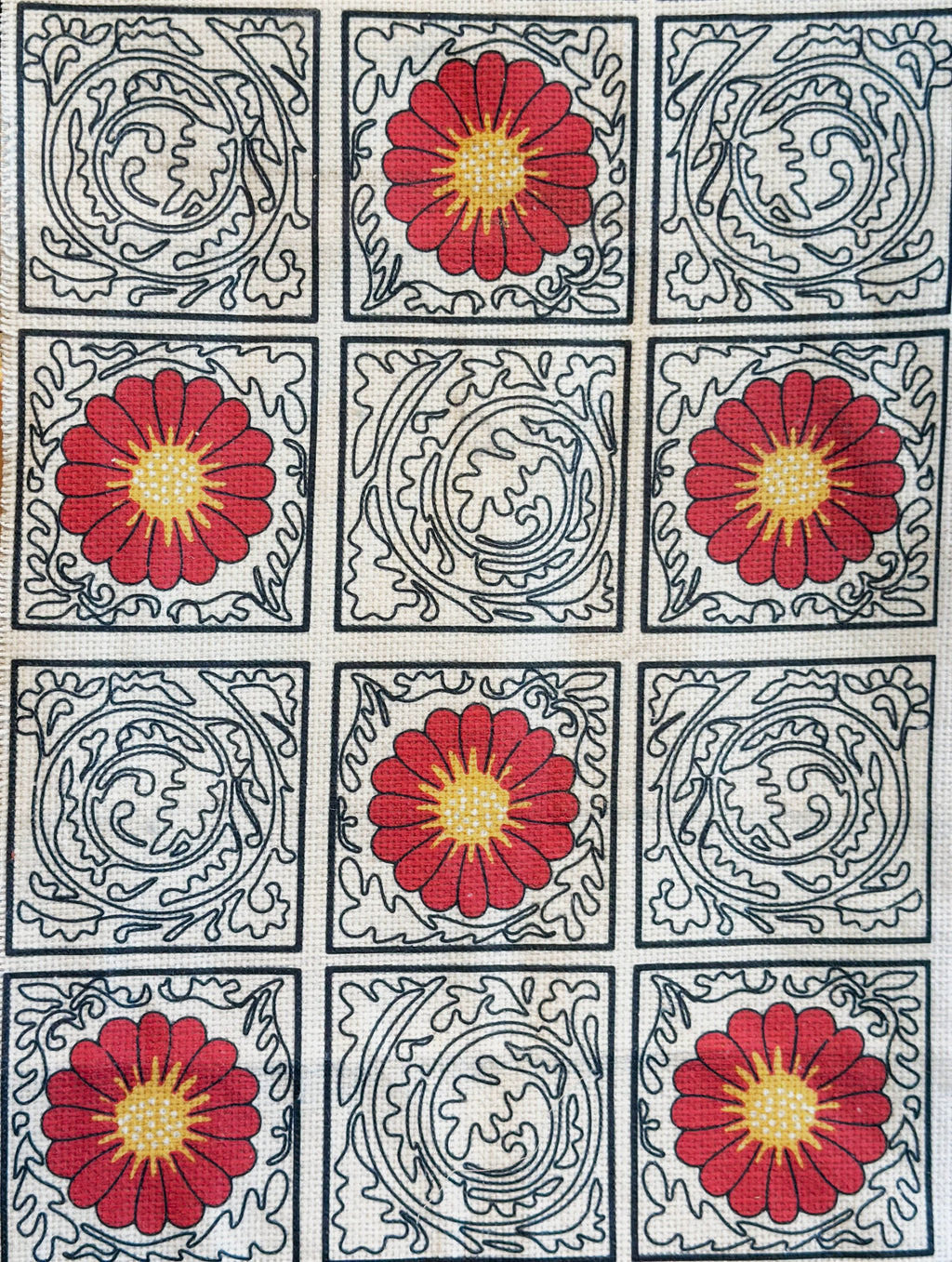 Fabric-William Morris Black & White-FNWM1WM3000G