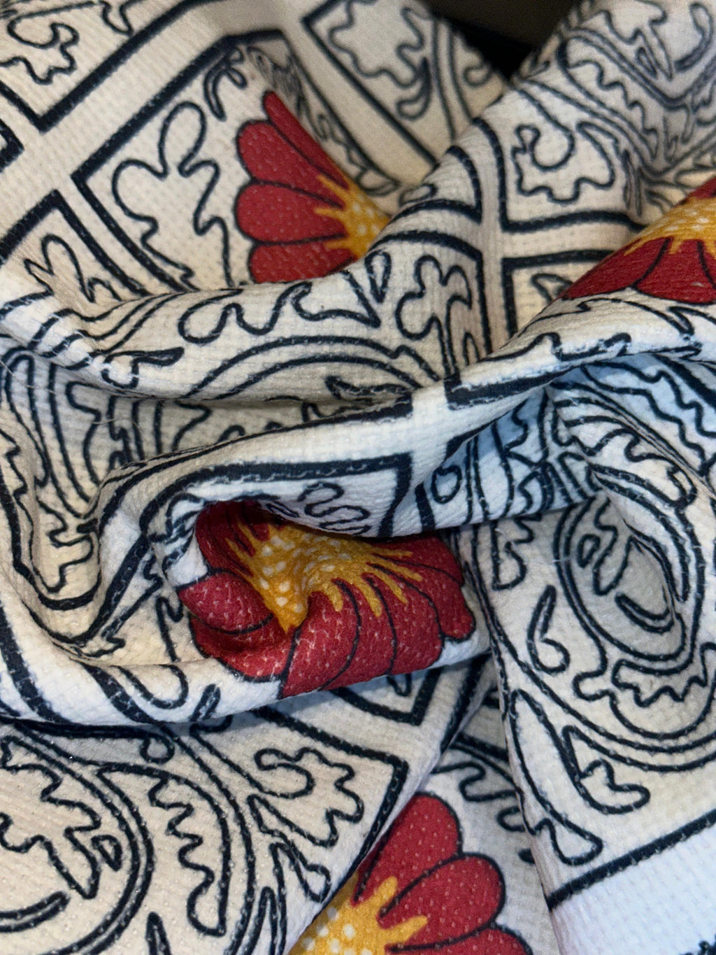 Fabric-William Morris Black & White-FNWM1WM3000G