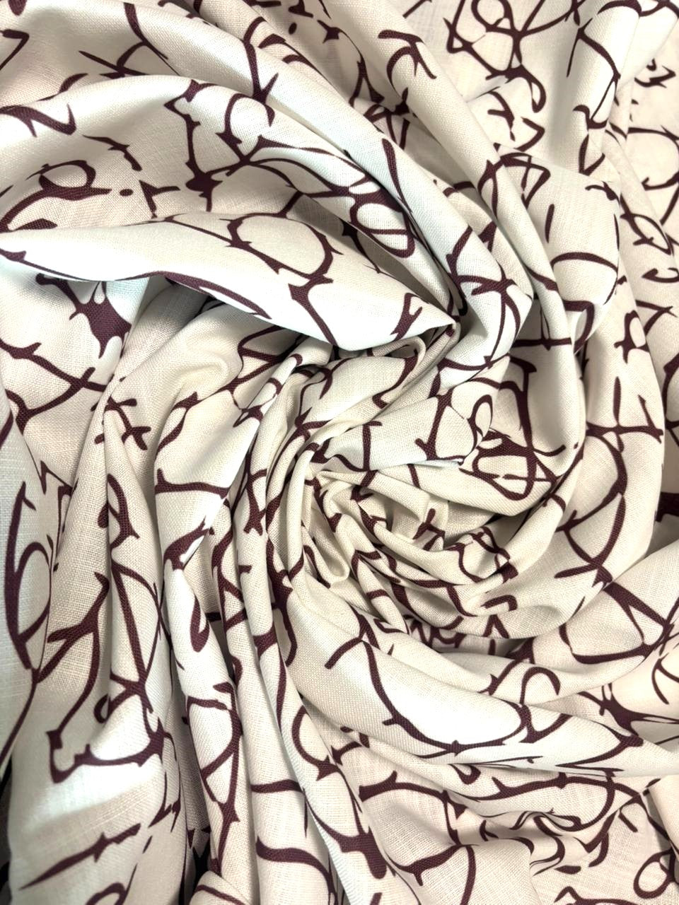 FABRIC - Wild Twist Aubergine- FPCMA1-WT-3021-WAub