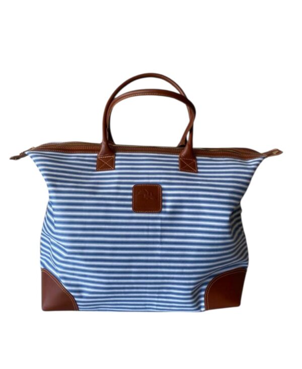 Travel Bag large Stripes blue