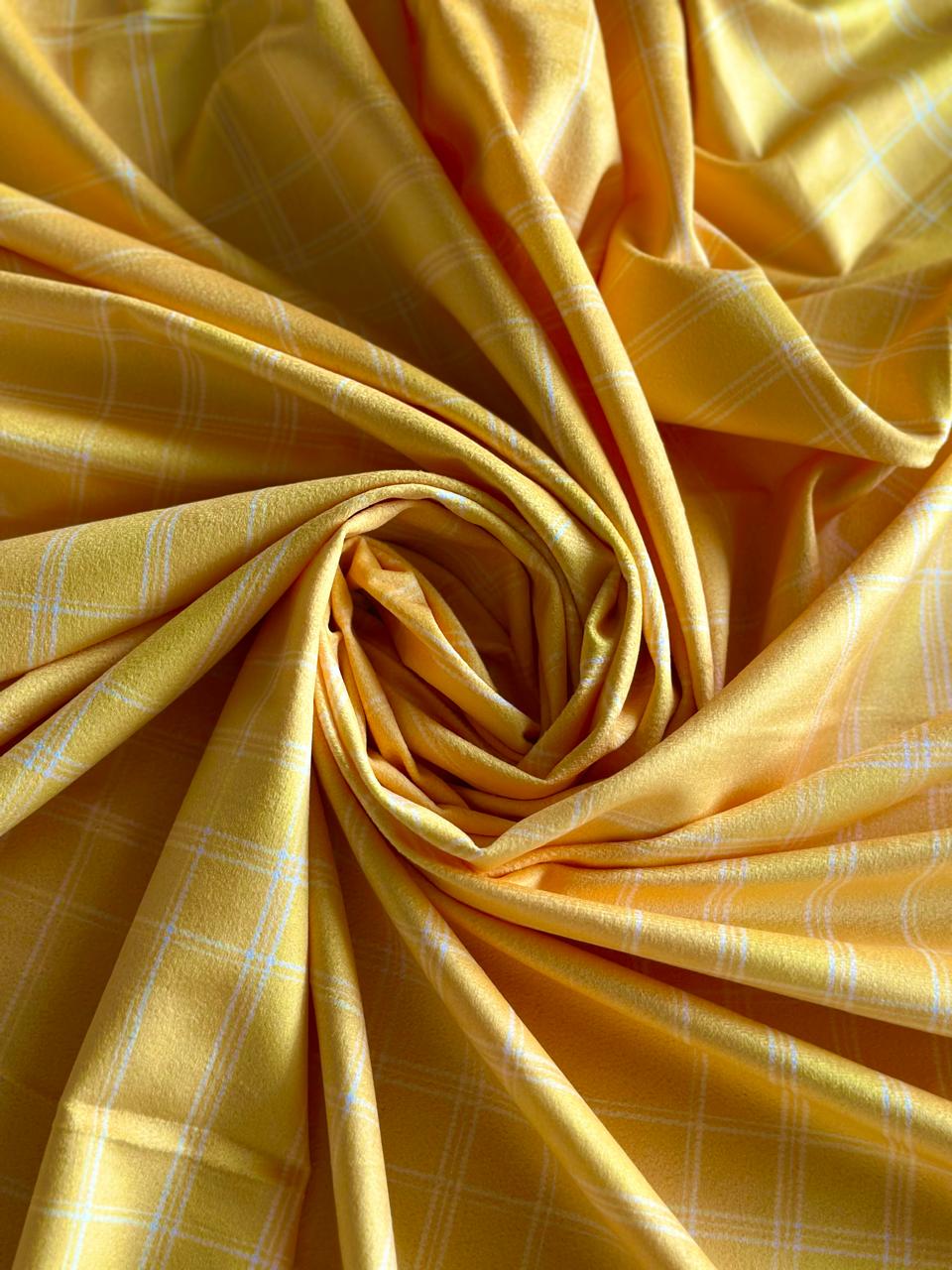 FABRIC- Carreaux Yellow - FVVCMA1-CAR-3024-Y