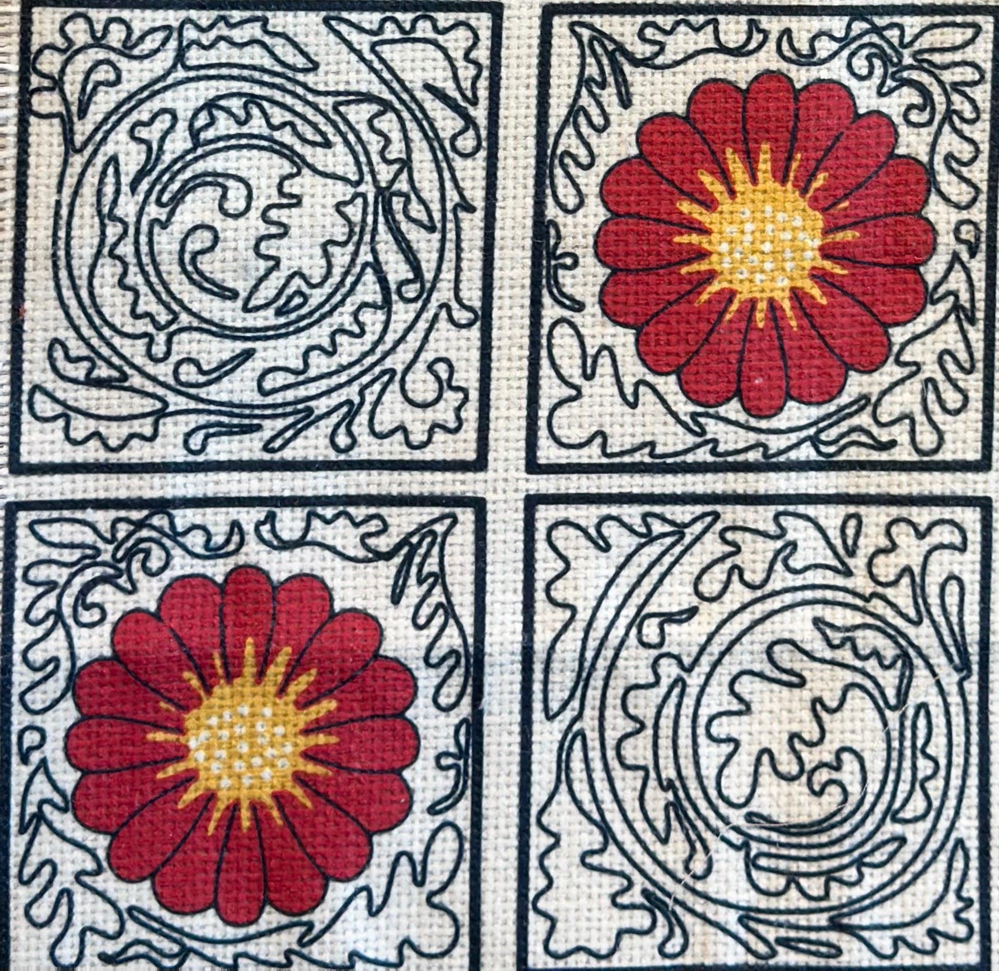 Fabric-William Morris Black & White-FNWM1WM3000G