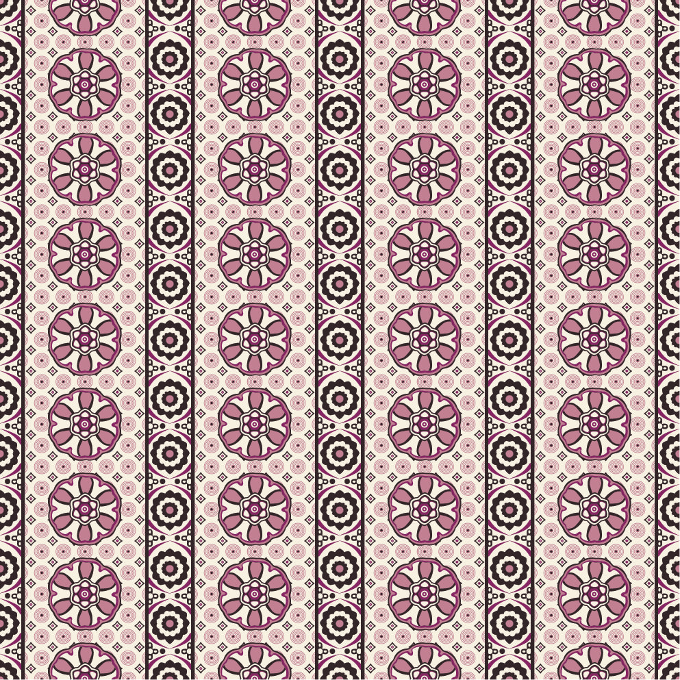 Curtains Flores Blue