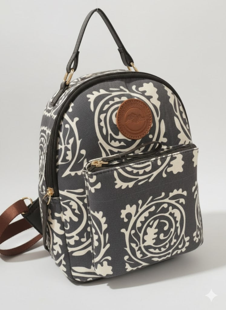 Small backpack Pure Flower Black & White